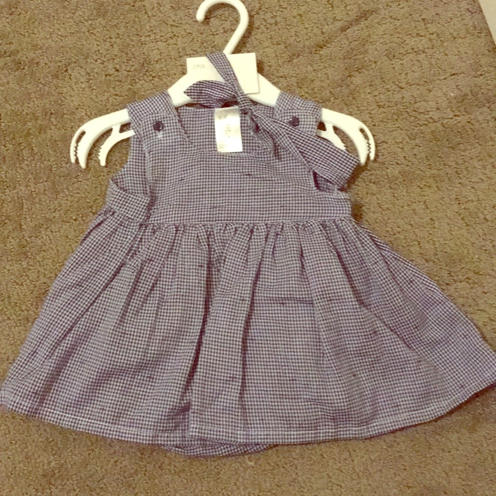 2 Piece H&M 1-2mo girl dress